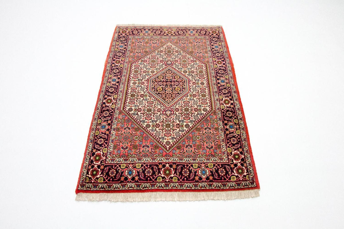 Tapis persan - Bidjar - 140 x 88 cm - rouge