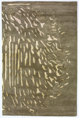 Tapis design - 242 x 153 cm - marron