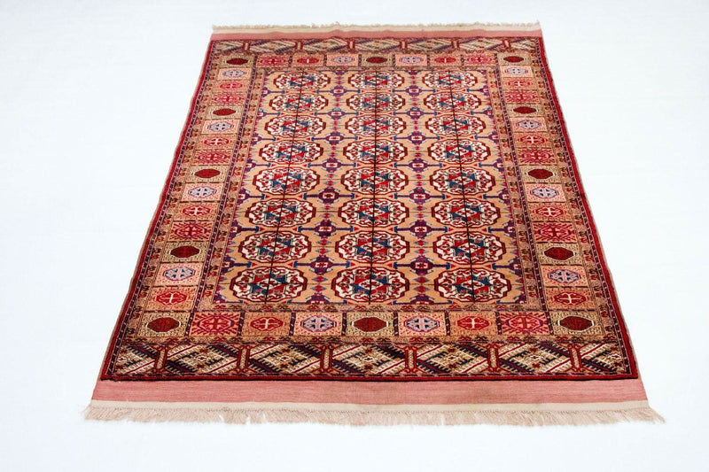 Tapis afghan - Boukhara - 170 x 120 cm - saumon