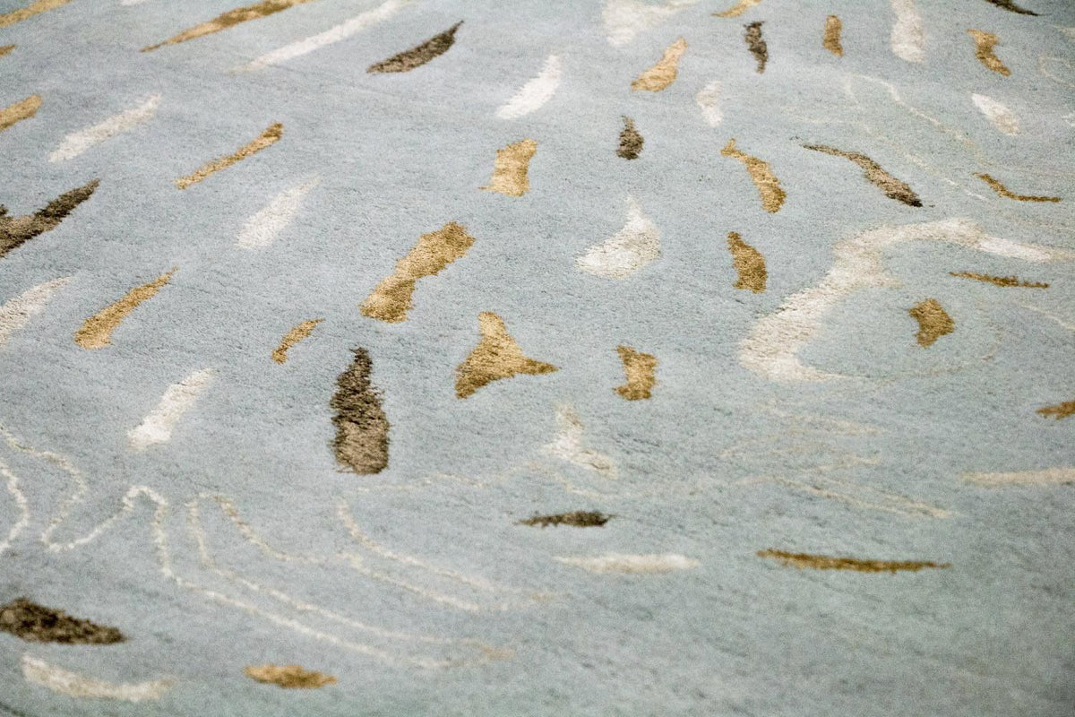 Tapis design - 242 x 153 cm - gris