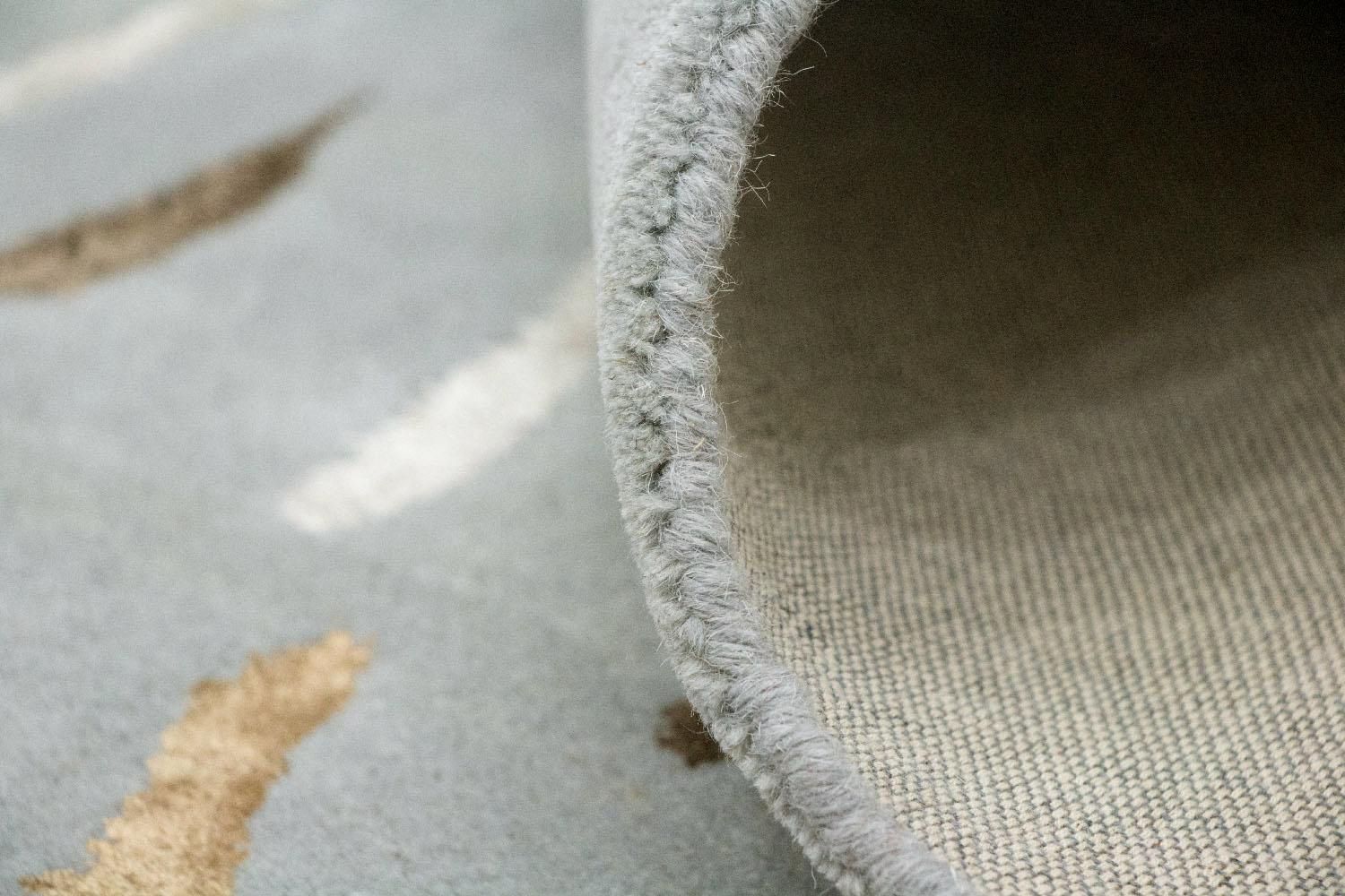 Tapis design - 242 x 153 cm - gris