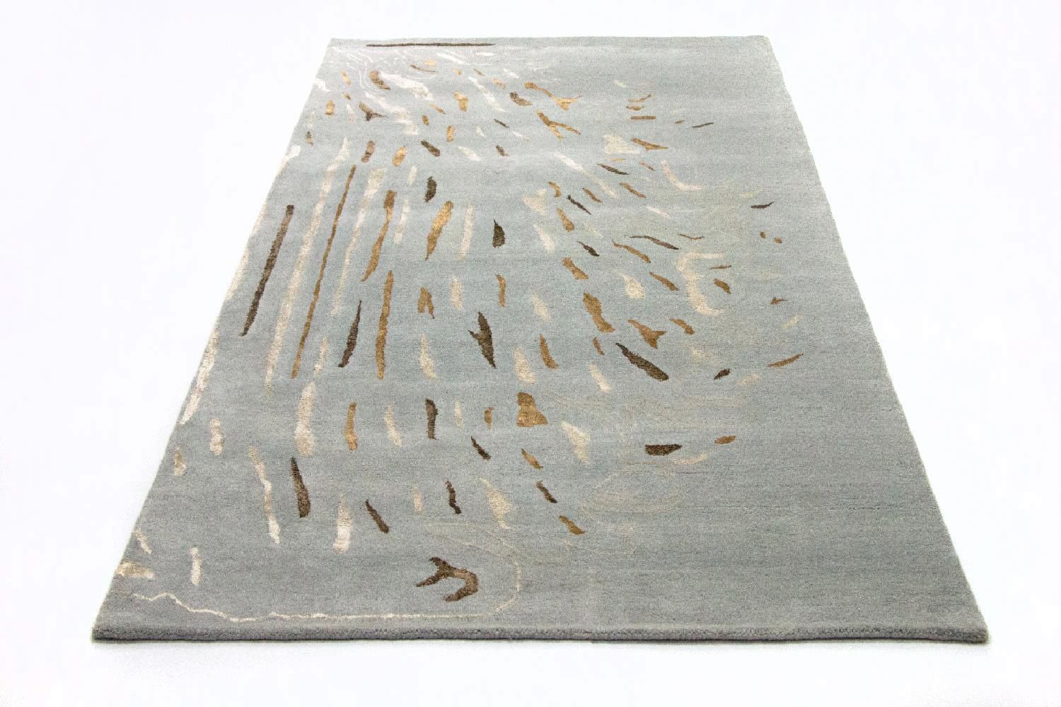 Tapis design - 242 x 153 cm - gris