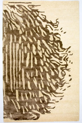 Tapis design - 242 x 152 cm - beige