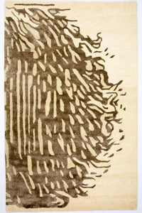 Tapis design - 242 x 152 cm - beige