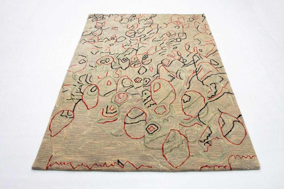 Tapis design - 242 x 152 cm - beige
