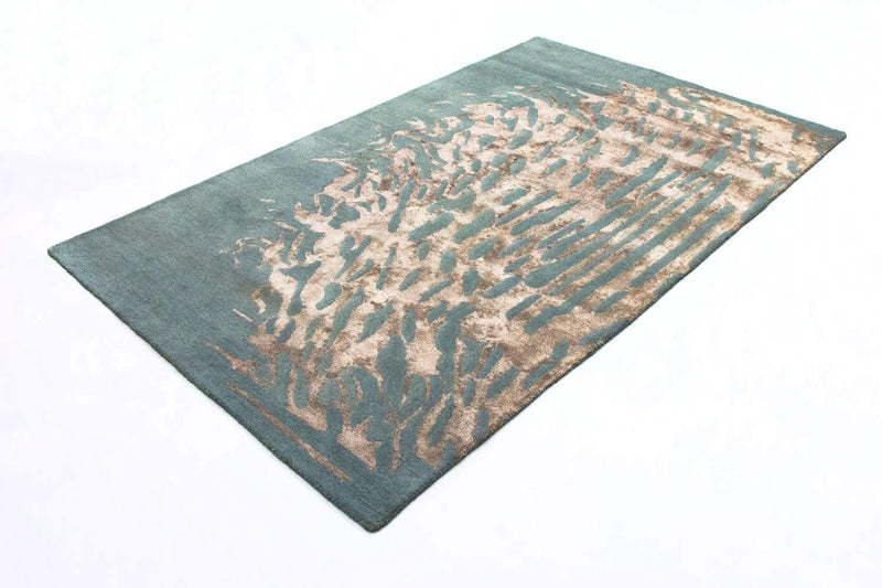 Tapis design - 242 x 153 cm - bleu
