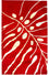 Tapis design - 245 x 152 cm - rouge