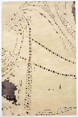 Tapis design - 243 x 153 cm - beige