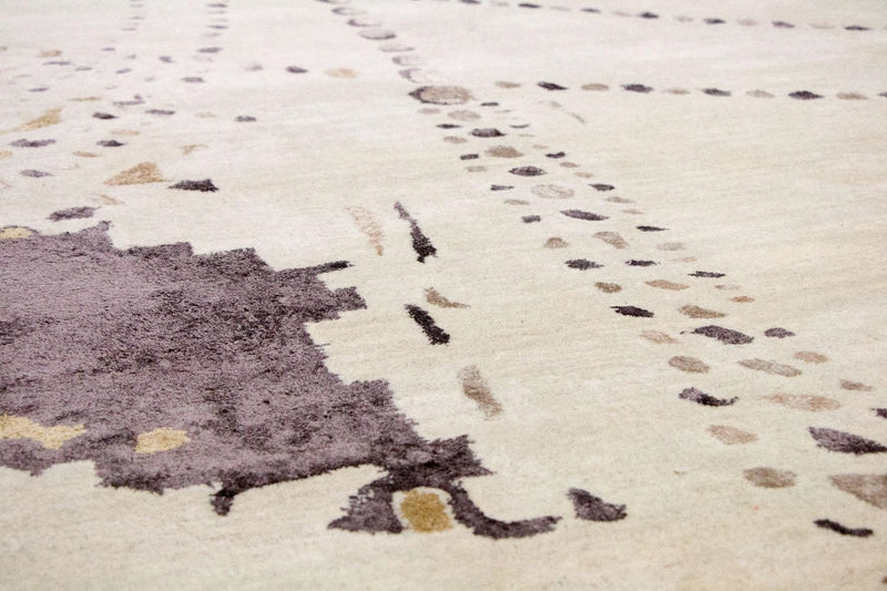 Tapis design - 243 x 153 cm - beige
