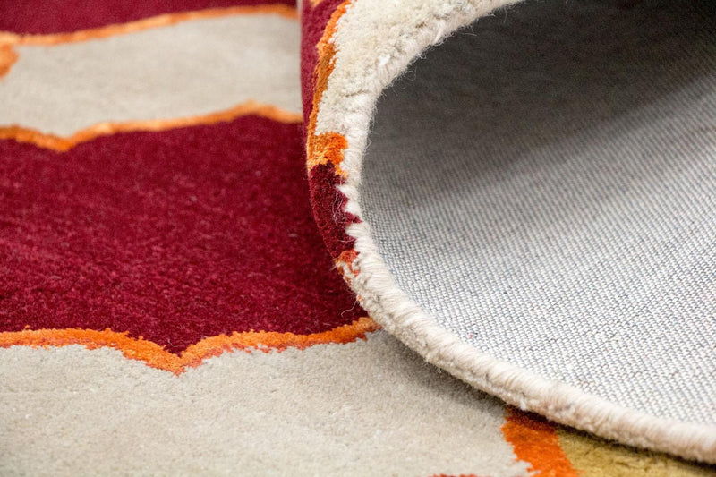 Tapis en laine - 243 x 152 cm - beige