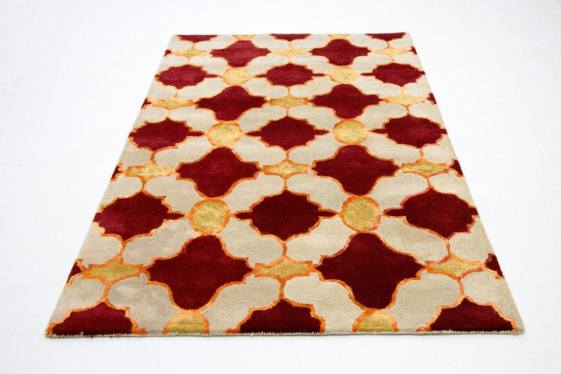 Tapis en laine - 243 x 152 cm - beige