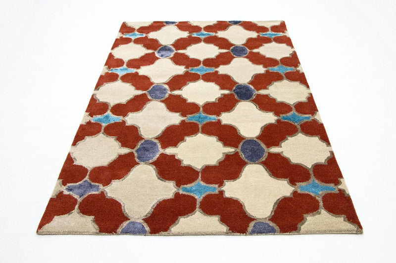 Tapis en laine - 243 x 153 cm - beige
