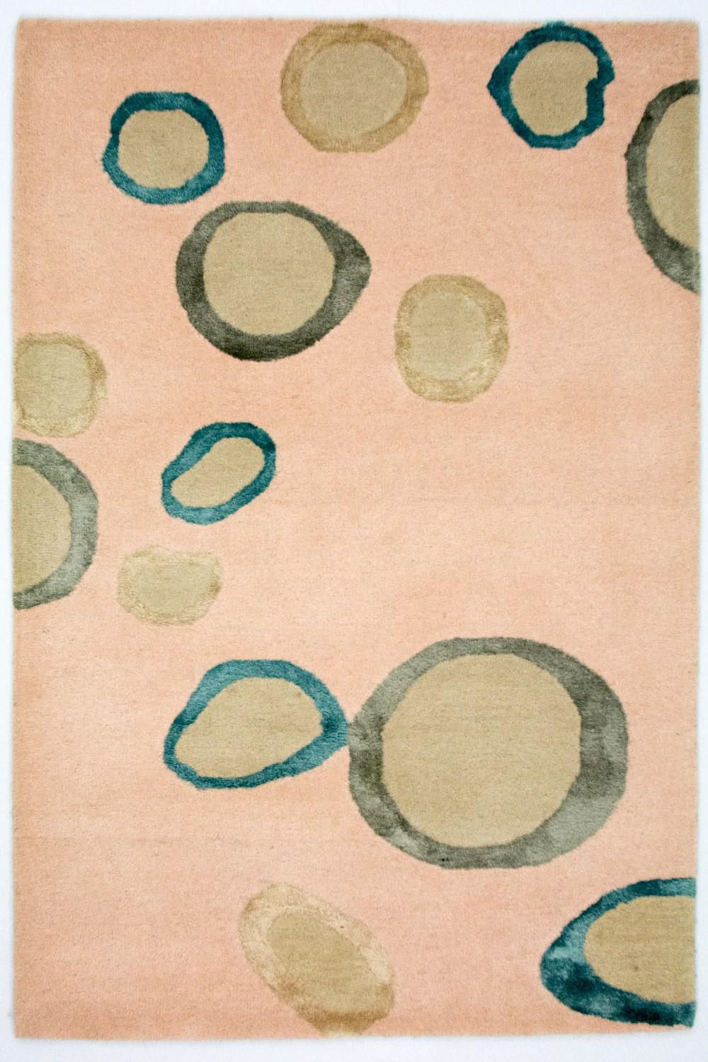 Tapis design - 181 x 121 cm - beige