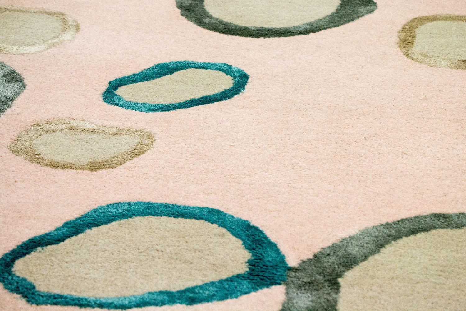 Tapis design - 181 x 121 cm - beige