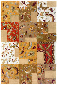 Tapis en laine - 189 x 136 cm - multicolore