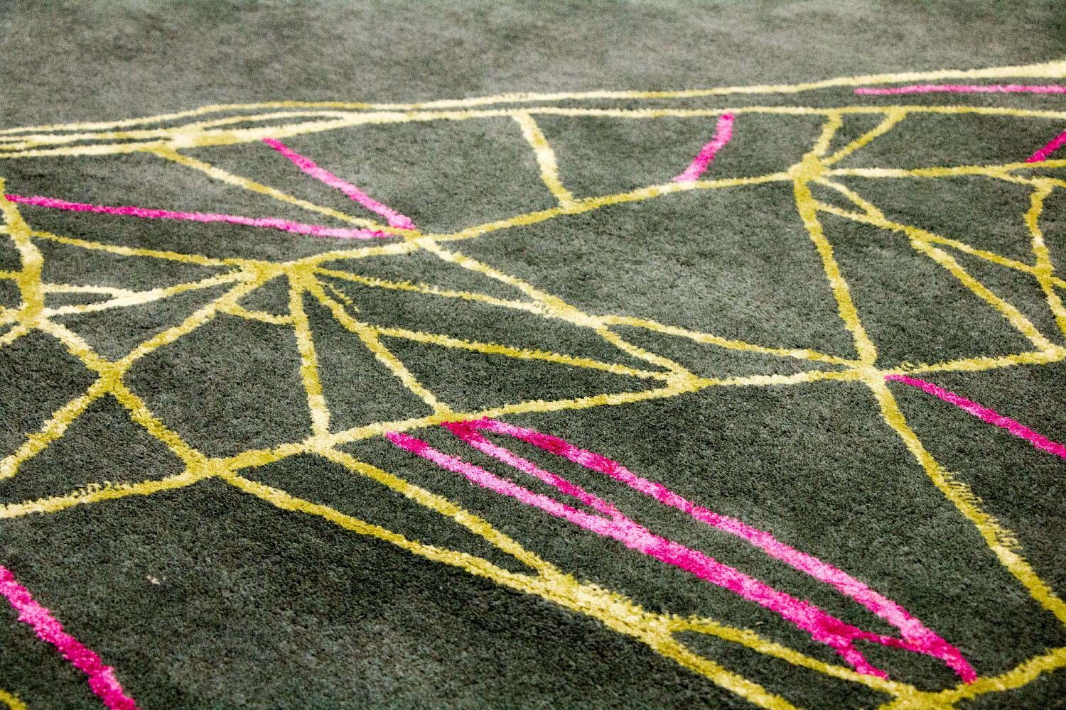 Tapis design - 240 x 155 cm - multicolore
