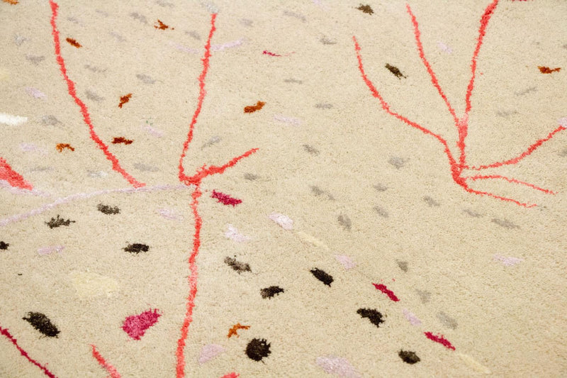 Tapis design - 244 x 155 cm - beige