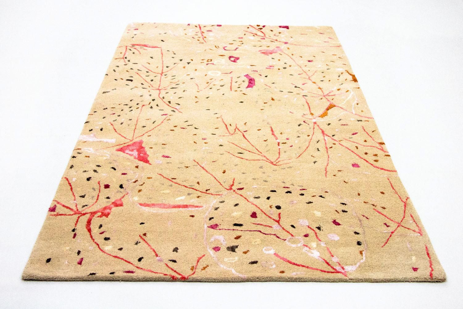 Tapis design - 244 x 155 cm - beige