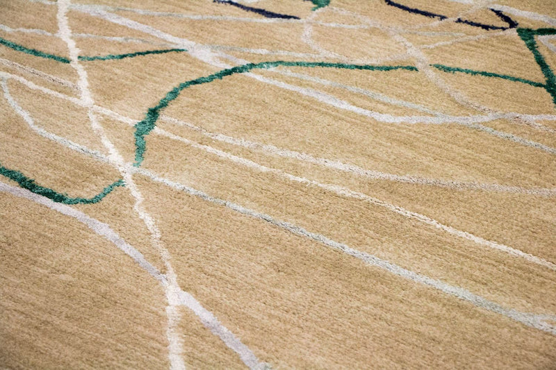 Tapis design - 242 x 153 cm - beige