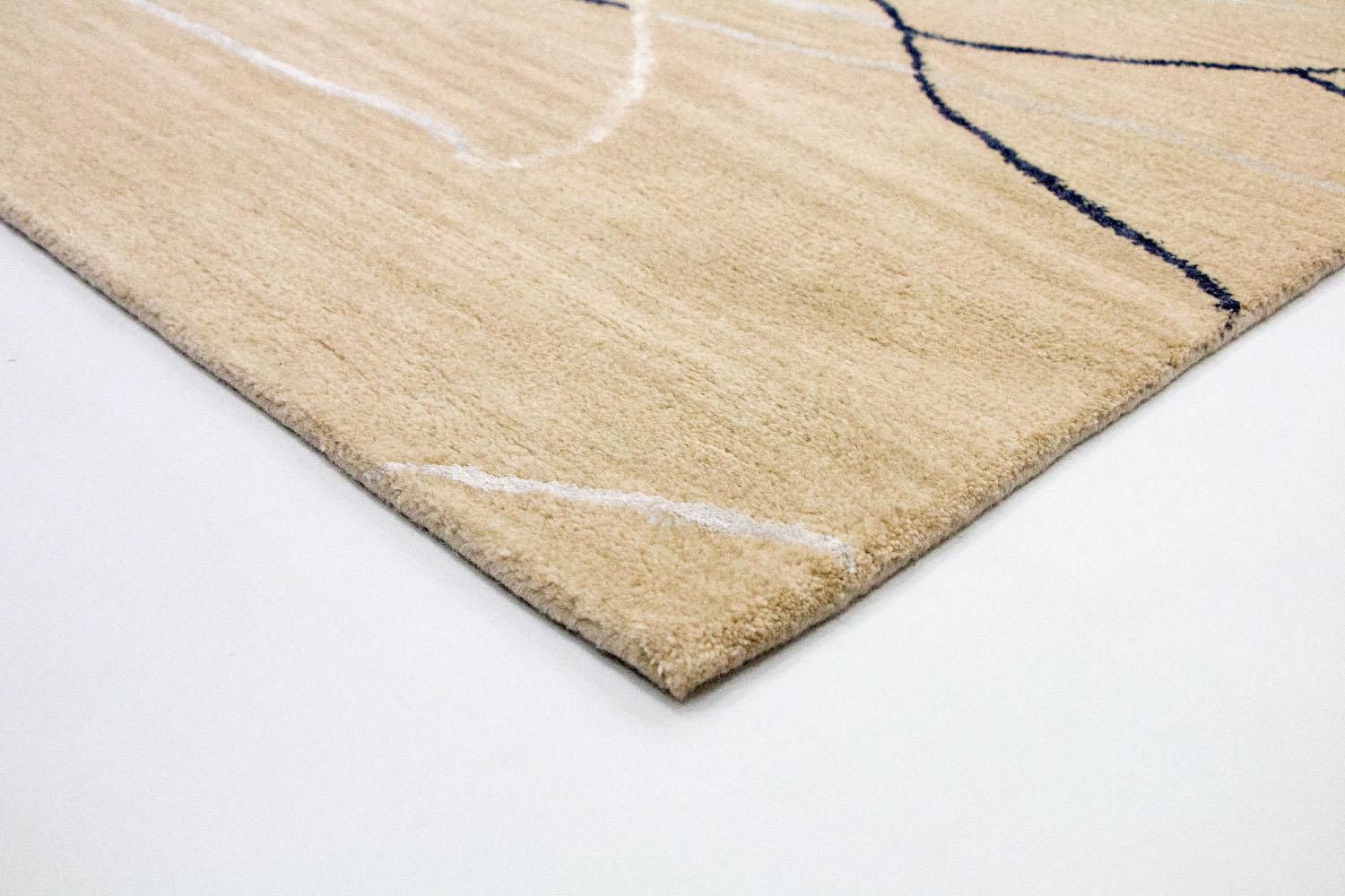 Tapis design - 242 x 153 cm - beige