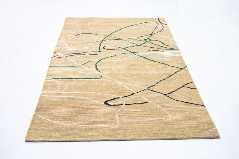 Tapis design - 242 x 153 cm - beige