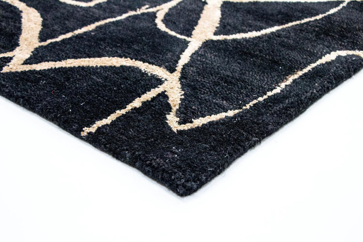 Tapis design - 243 x 154 cm - bleu