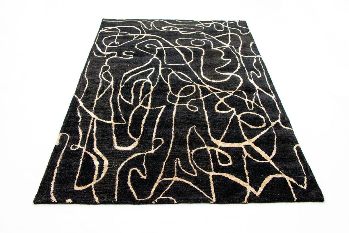Tapis design - 243 x 154 cm - bleu