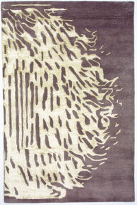 Tapis design - 242 x 153 cm - lilas