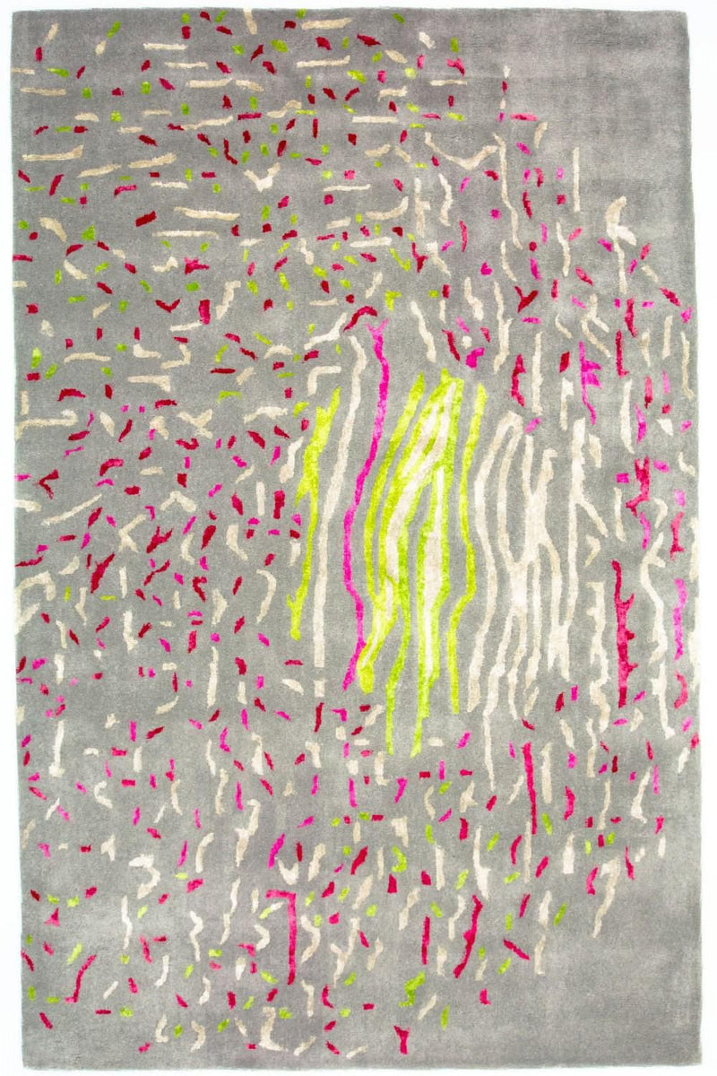 Tapis design - 245 x 143 cm - gris