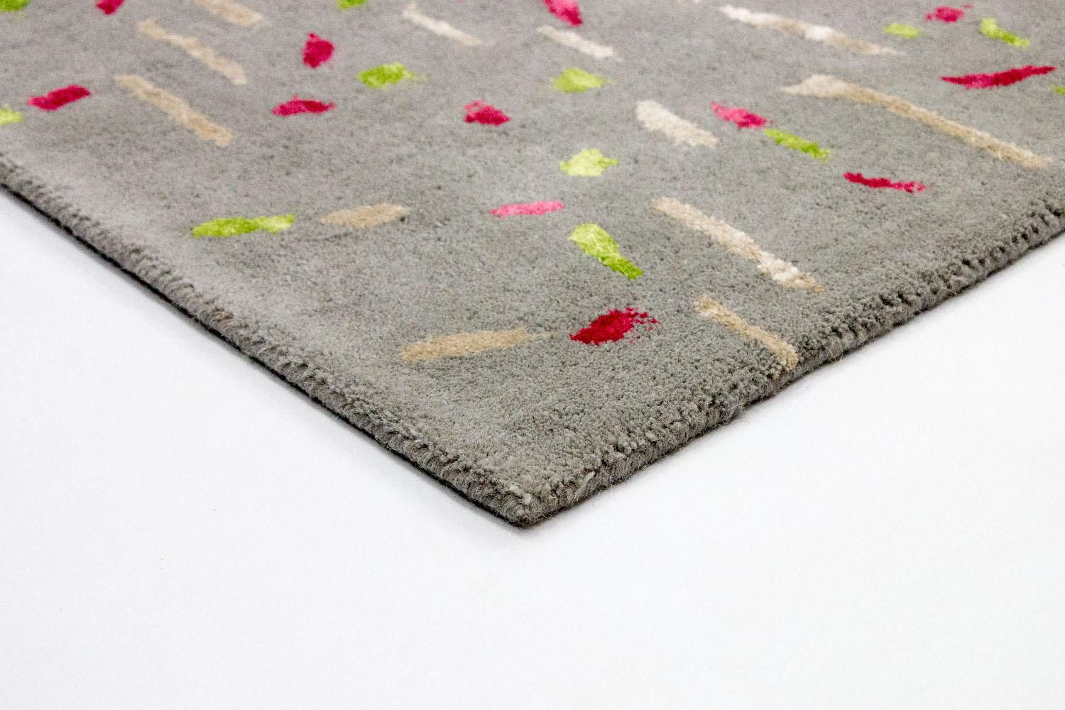 Tapis design - 245 x 143 cm - gris