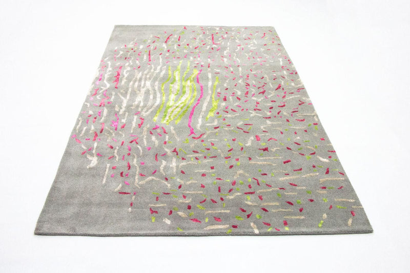 Tapis design - 245 x 143 cm - gris