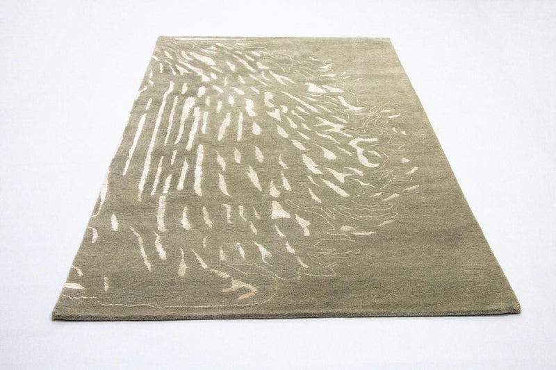 Tapis design - 242 x 153 cm - marron