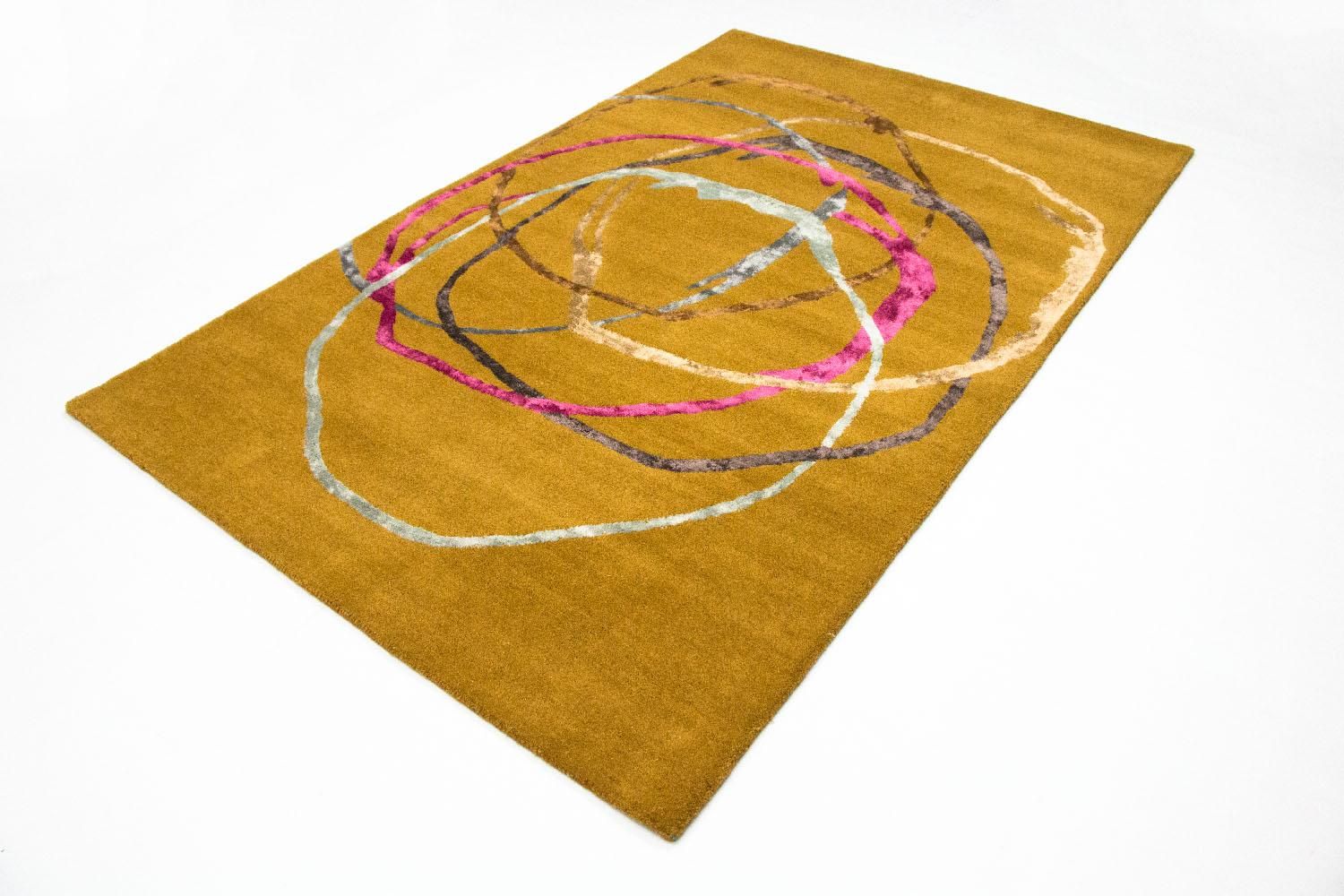 Tapis design - 245 x 155 cm - orange