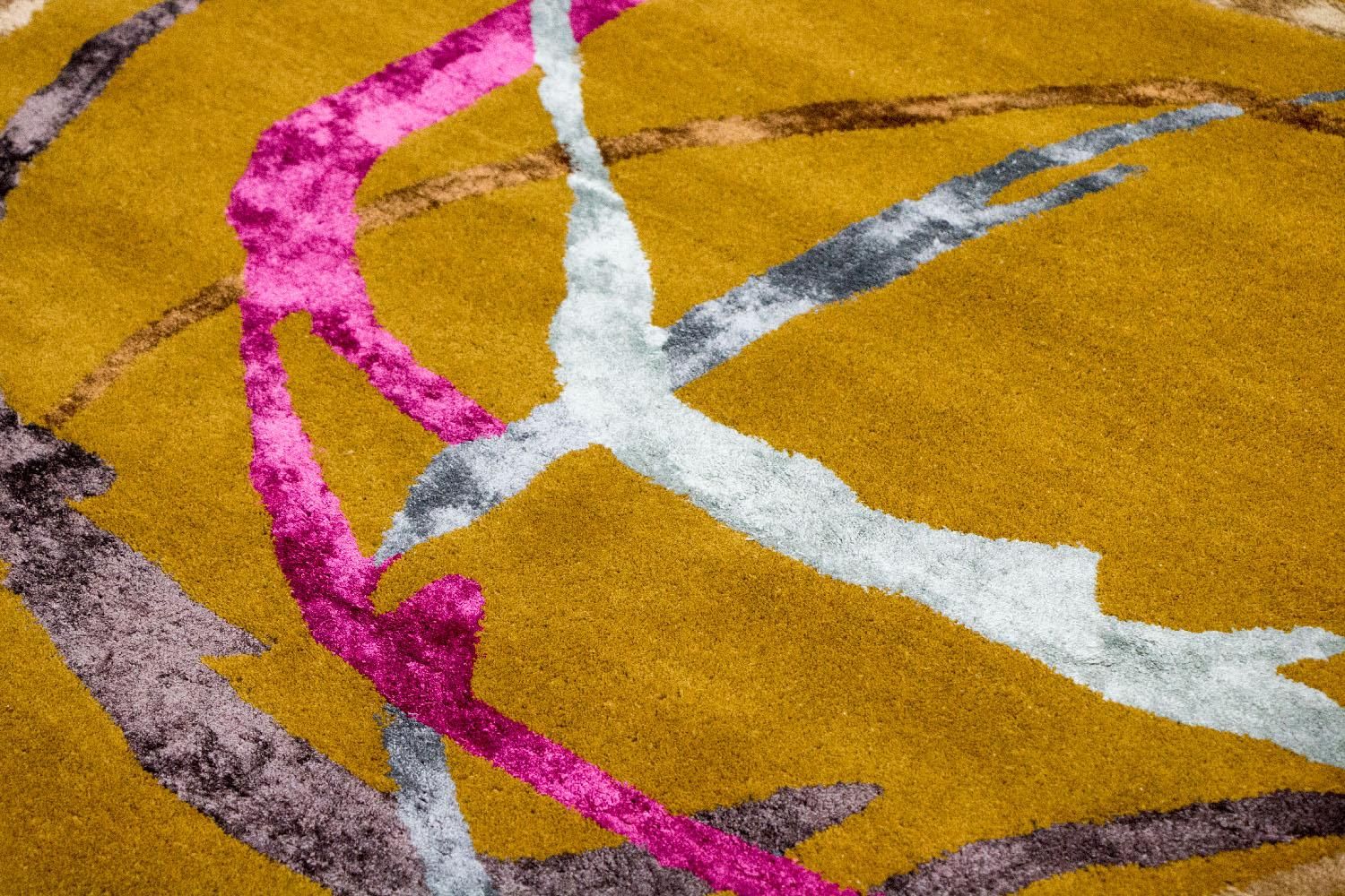 Tapis design - 245 x 155 cm - orange