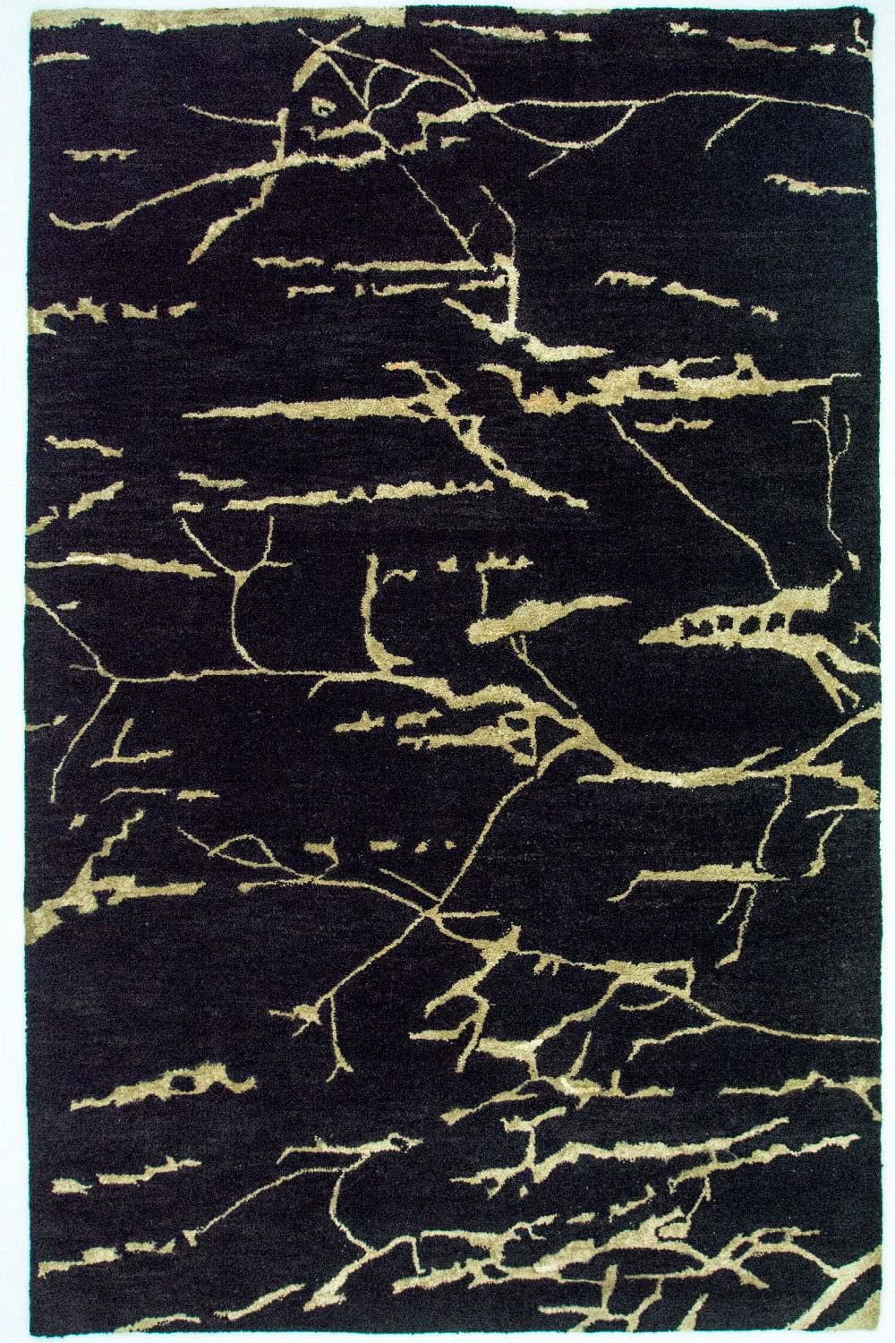 Tapis design - 243 x 155 cm - bleu