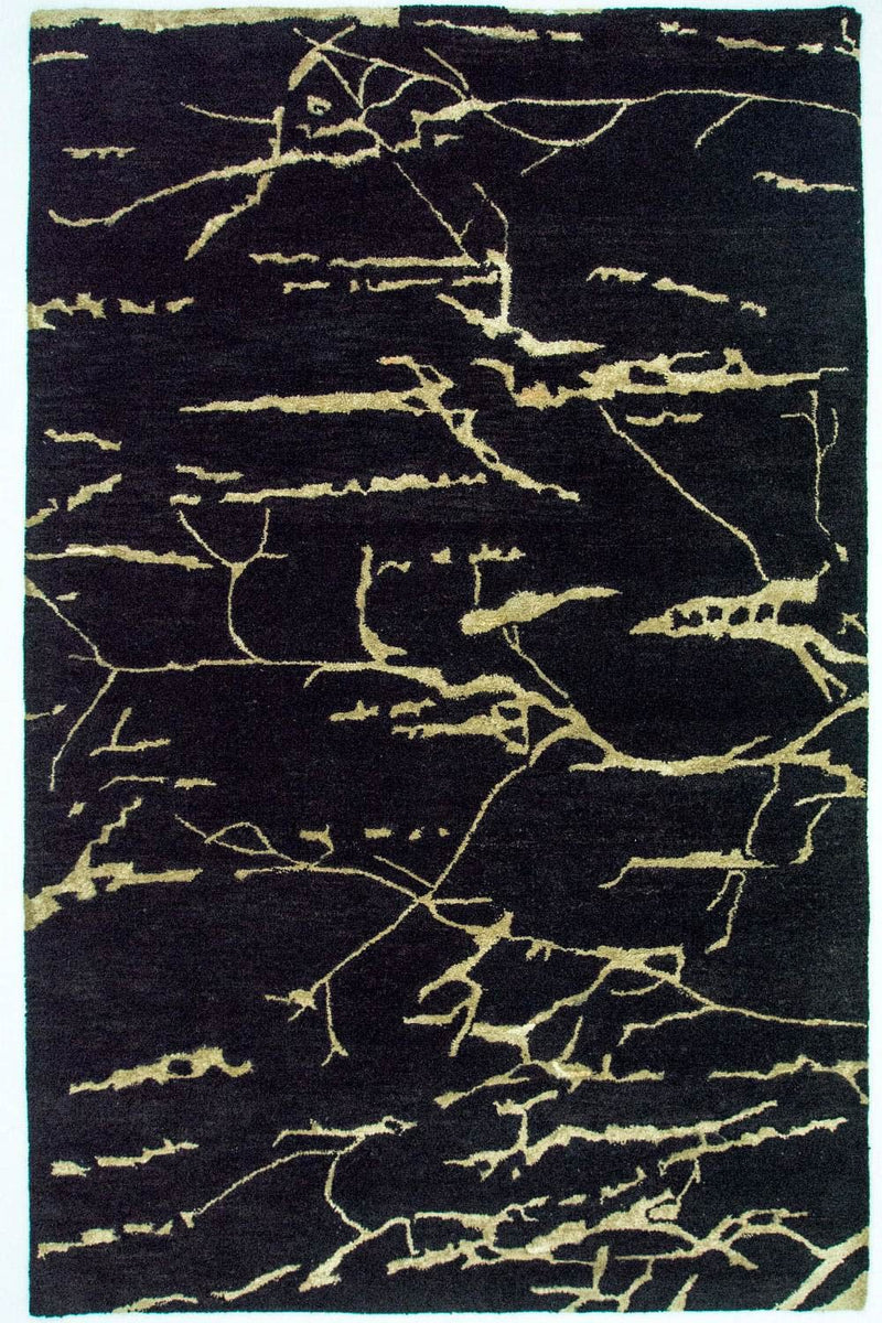 Tapis design - 243 x 155 cm - bleu