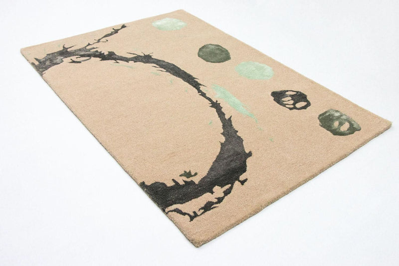 Tapis design - 179 x 121 cm - beige