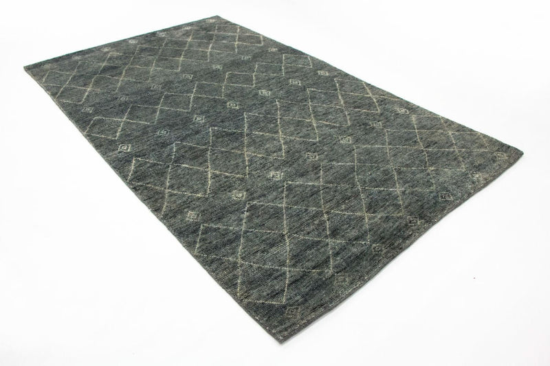 Tapis design - 251 x 153 cm - gris