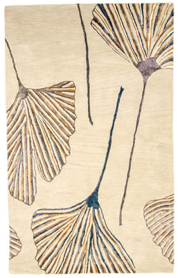 Tapis design - 243 x 152 cm - beige