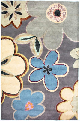 Tapis design - 237 x 150 cm - multicolore