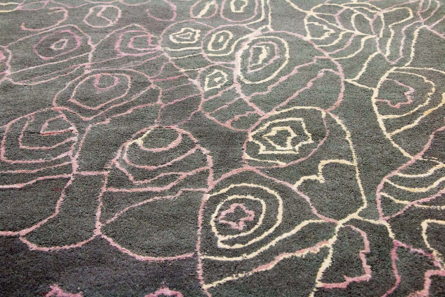Tapis design - 244 x 152 cm - multicolore