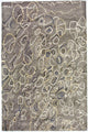 Tapis design - 243 x 155 cm - argent