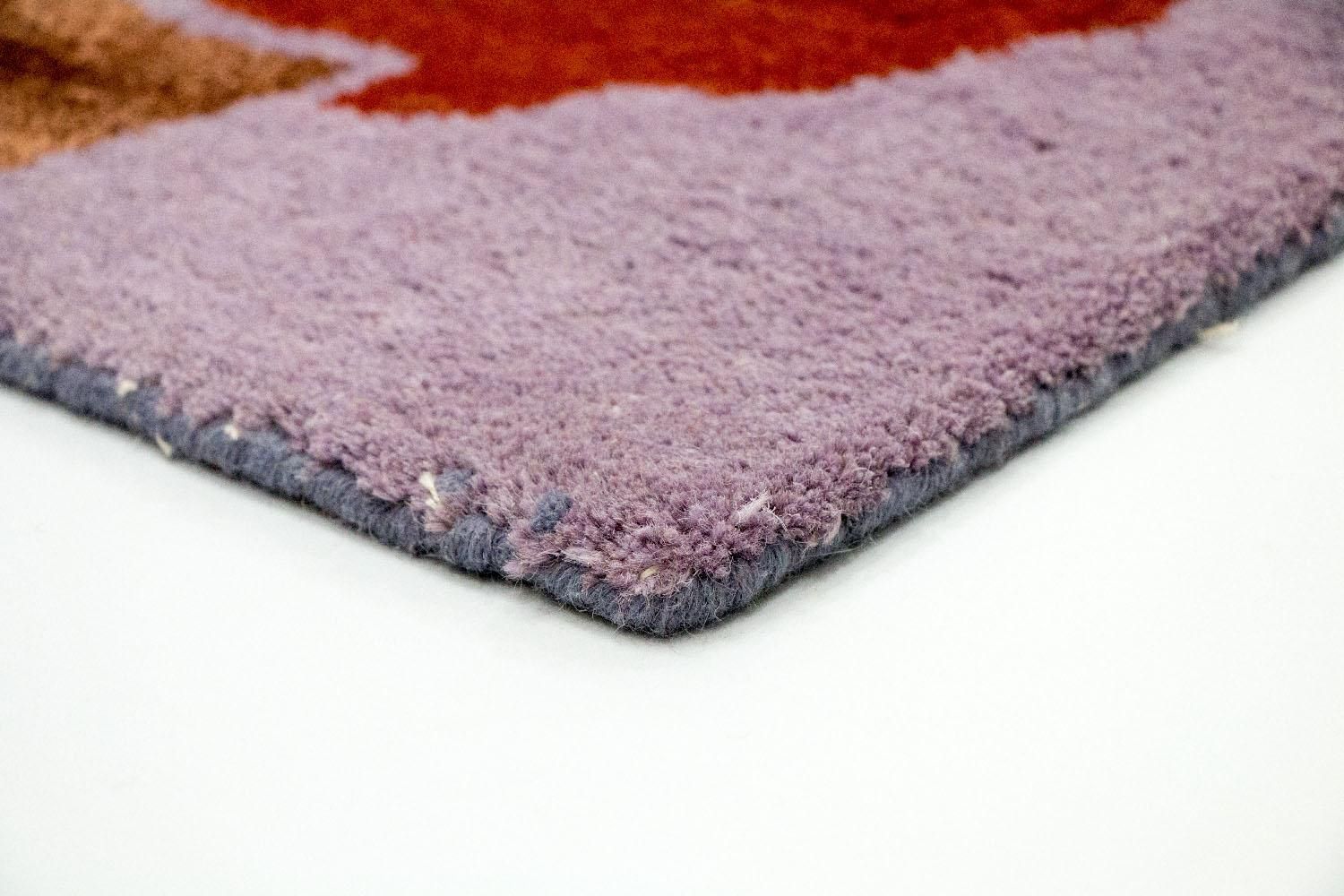 Tapis design - 240 x 152 cm - violet