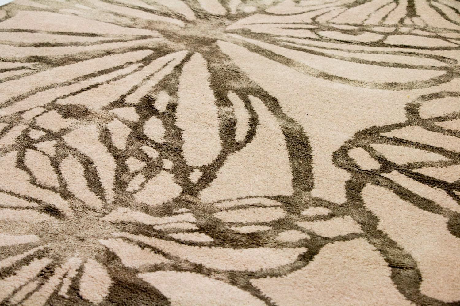 Tapis design - 196 x 135 cm - beige