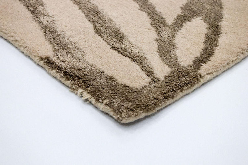 Tapis design - 196 x 135 cm - beige