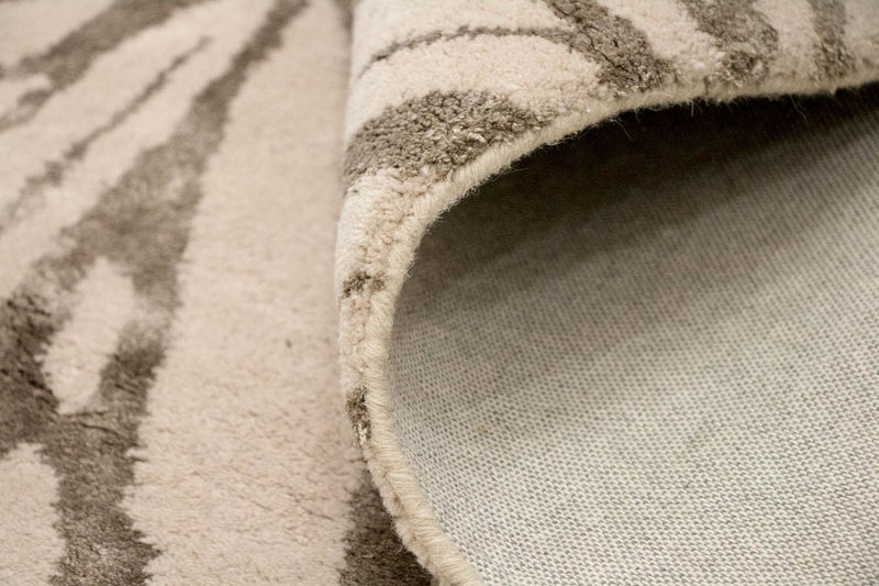 Tapis design - 196 x 135 cm - beige