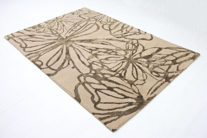 Tapis design - 196 x 135 cm - beige