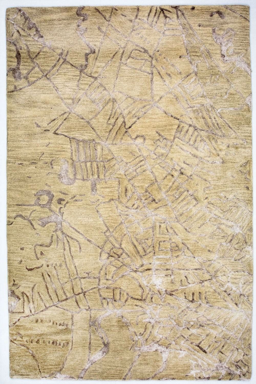 Tapis design - 243 x 152 cm - multicolore