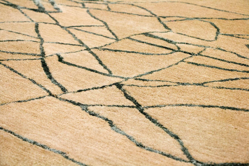 Tapis design - 243 x 152 cm - beige