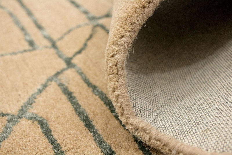 Tapis design - 243 x 152 cm - beige